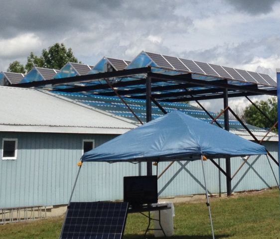 Solar Panels at Raugust farms