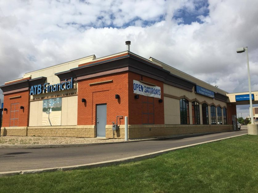 The ATB Financial Drumheller branch on August 4, 2017