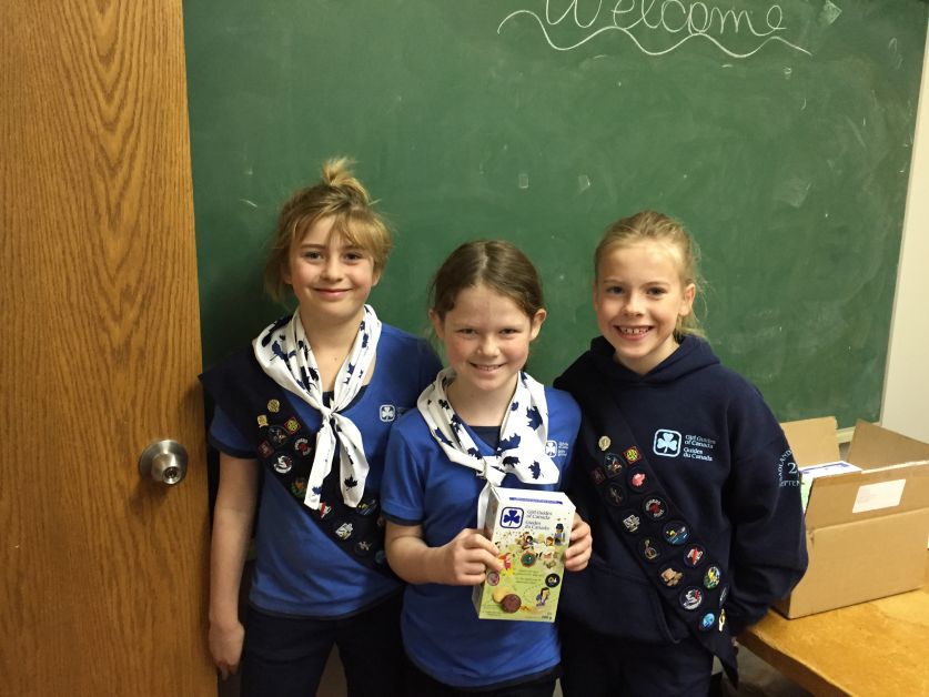 The First Drumheller Girl Guides offer programs for girls from 5  to 17. mailphoto by Patrick Kolafa