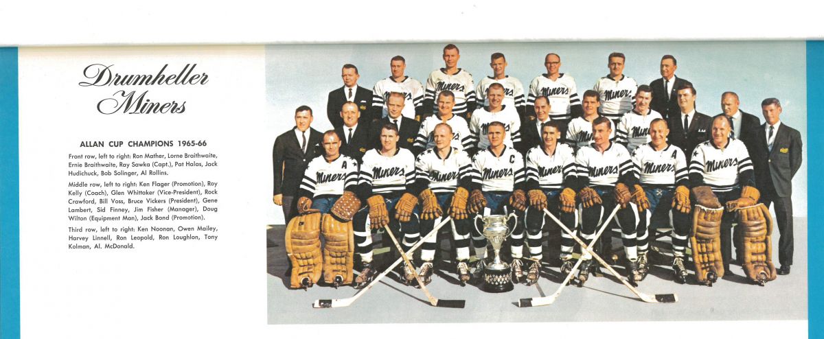 Drumheller Miners Allan Cup 1966 1