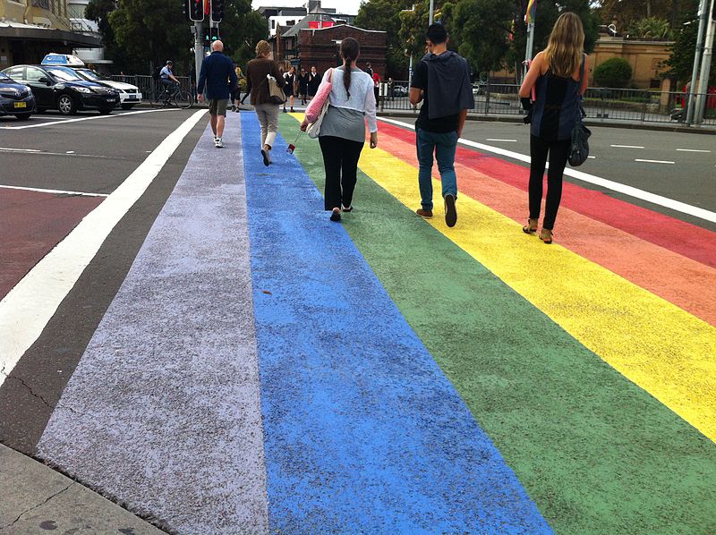 pride crosswalk