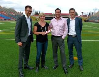 Calgary-Stampeders-and-New-West-Truck-Centres-ticket-gift-to-DCFA