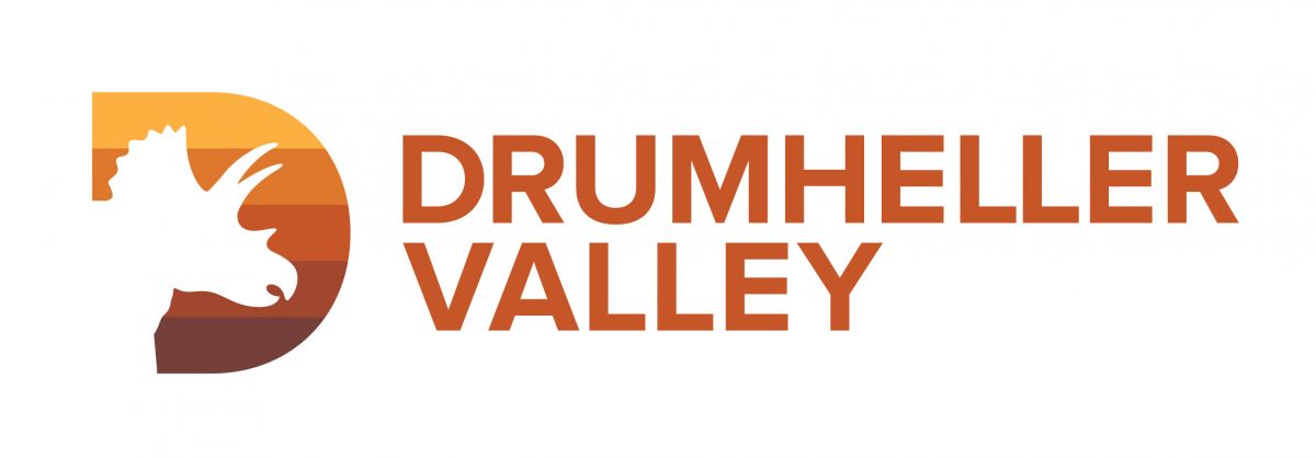 Drumheller Logo Colour Hor
