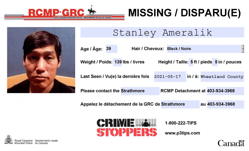 Stanley missing person poster