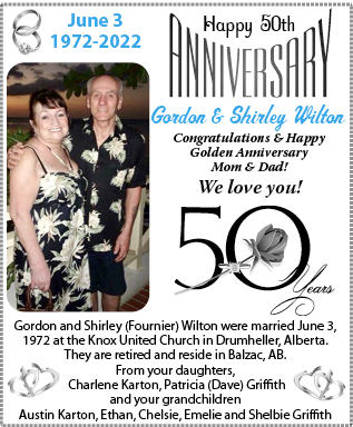50th anniversary GordieShirleyWilton
