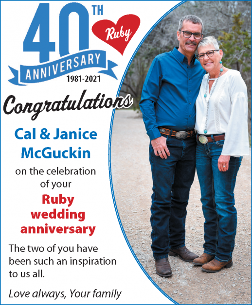 McGuckin 40th colour