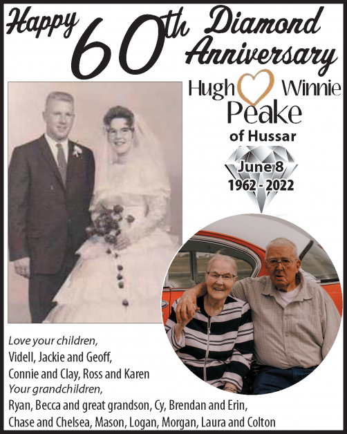 Peake 60th Wedding Anniversary