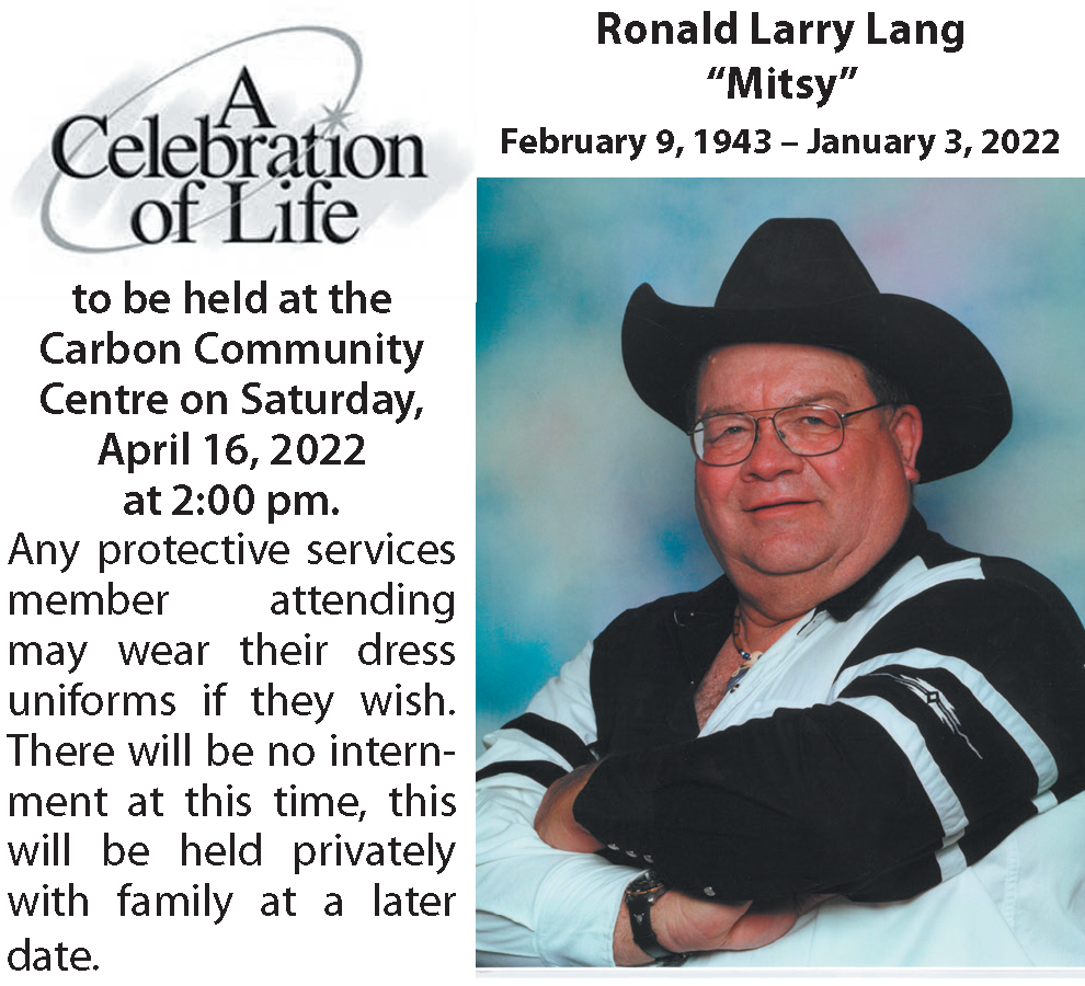Ron Lang Celebration of Life COLOUR
